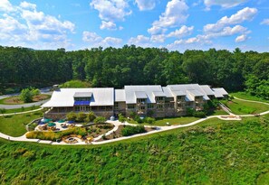 منظر من الجو على ارتفاع عالٍ