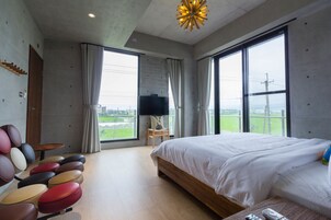 豪華雙人房 | 8 間臥室、羽絨被、迷你吧、獨特裝潢