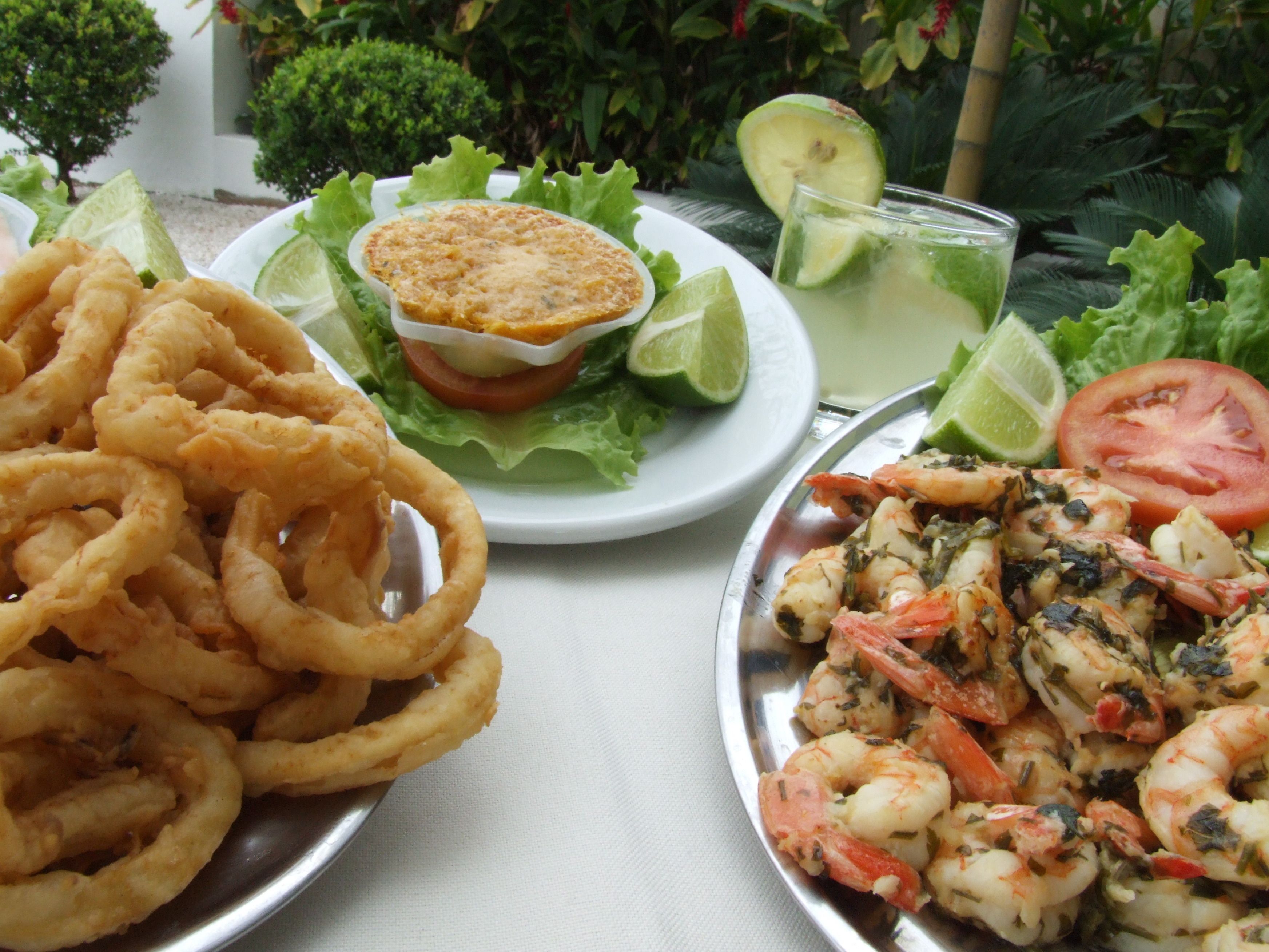 breakfast, lunch and dinner served