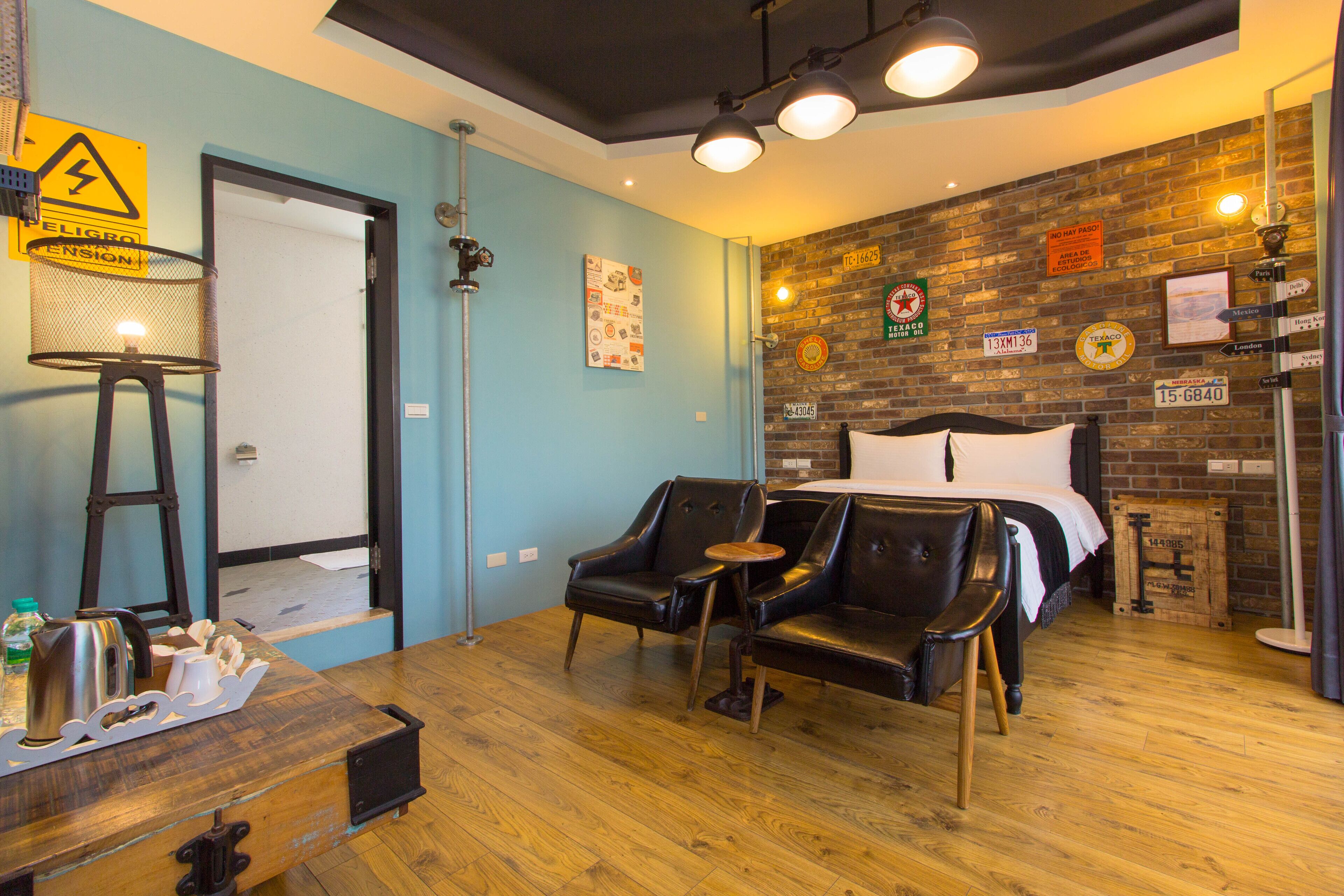 Down comforters, individually decorated, individually furnished