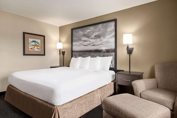 Habitación, 1 cama King size, para no fumadores | 1 habitación, escritorio, cortinas blackout y cunas gratuitas 