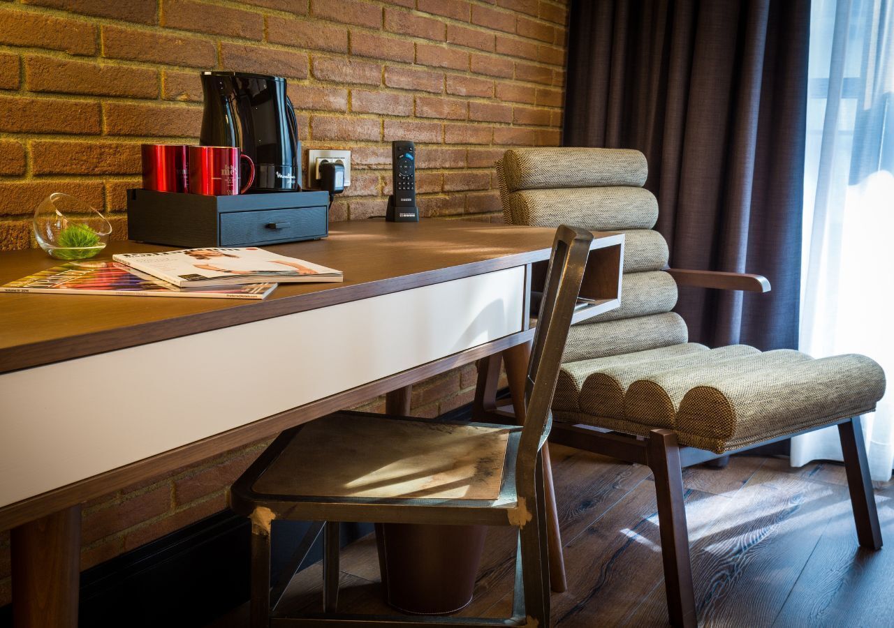 43-inch flat-screen tv with satellite channels, tv, pay films