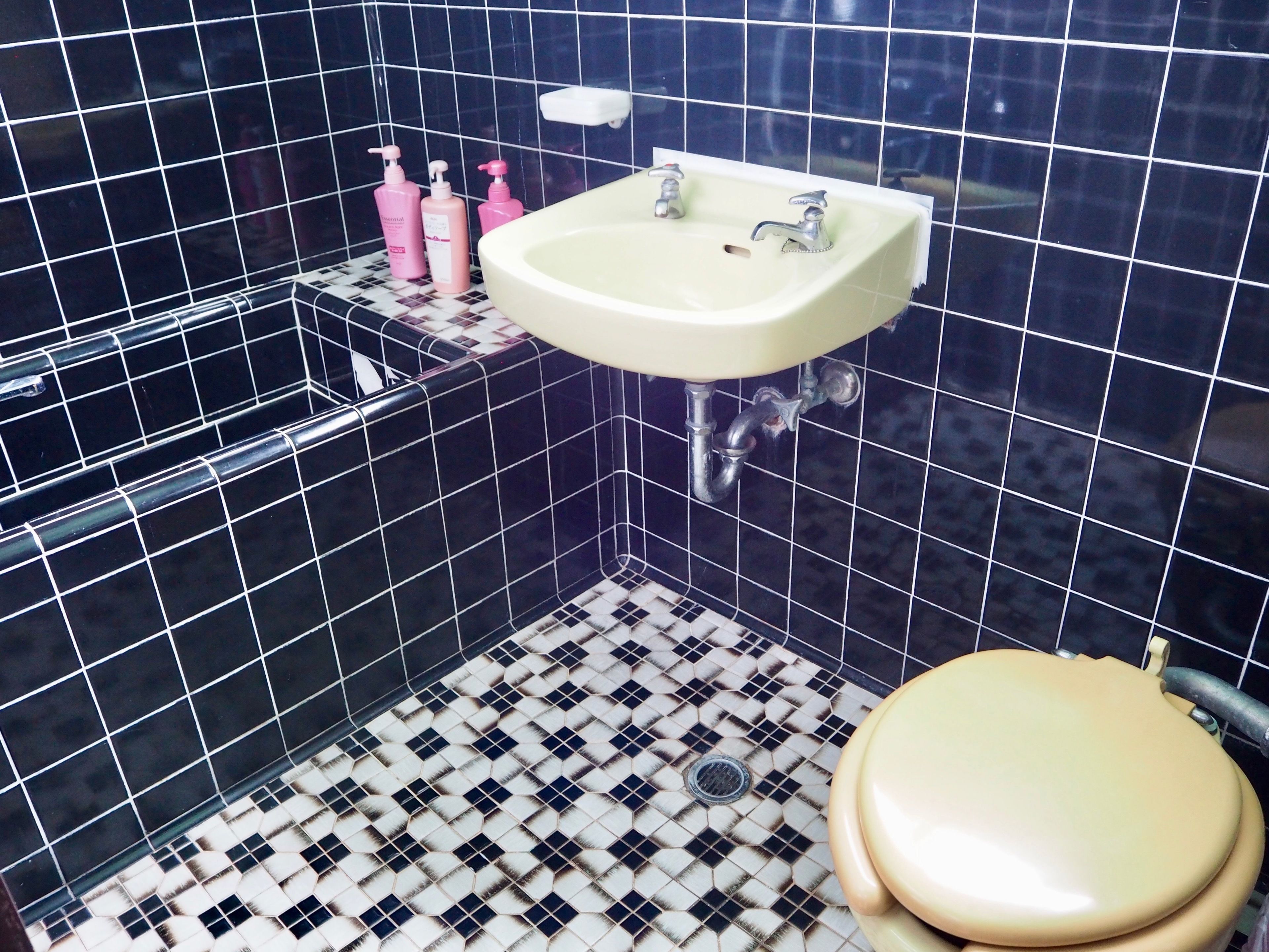 japanese style room (1 double bed and 1 japanese futon) | bathroom | free toiletries, slippers, towels