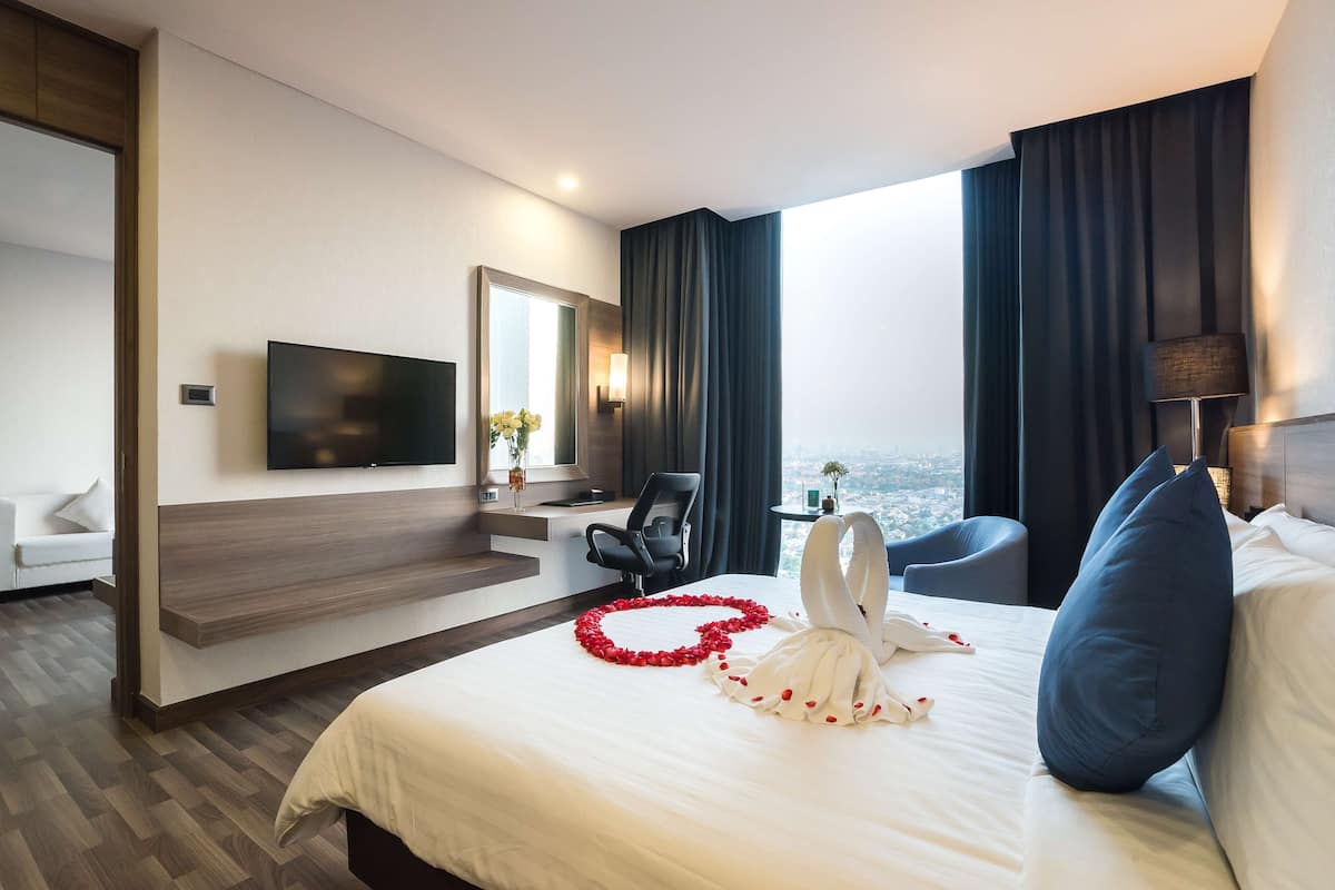 1 Schlafzimmer, Allergikerbettwaren, Zimmersafe, Schreibtisch