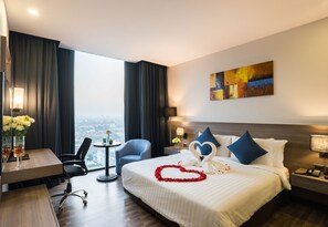 Uitzicht vanuit de kamer