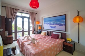 Habitación Deluxe con 1 cama doble o 2 individuales, balcón | Vistas desde la habitación