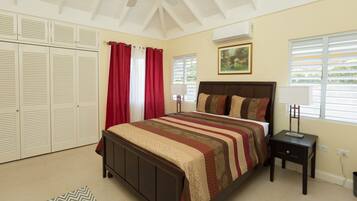 Elite-Villa, 3 Schlafzimmer, Küche, Gartenblick | 2 Schlafzimmer, Bettwäsche aus ägyptischer Baumwolle