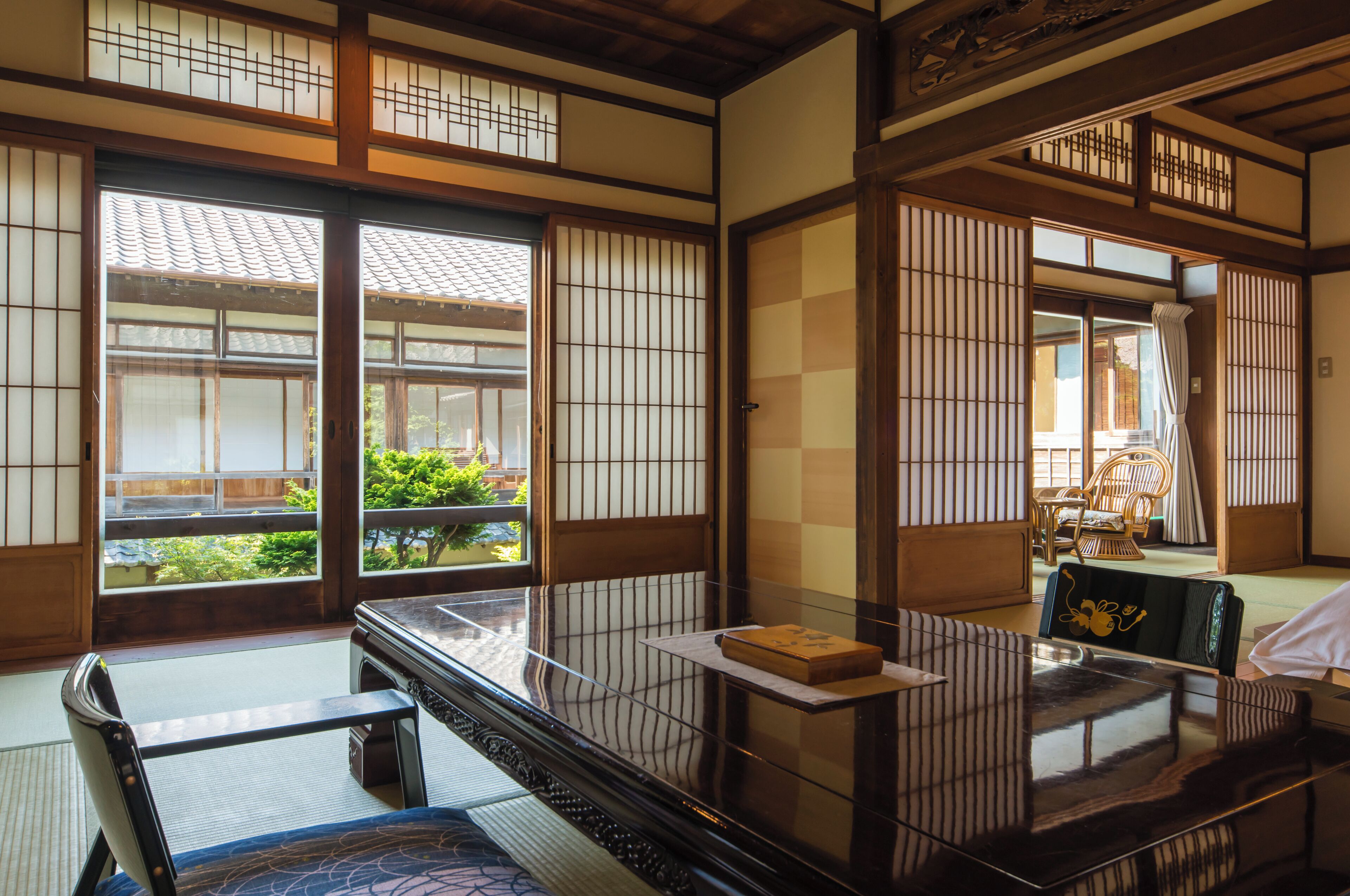 HAGI - Japanese Room with Open Air Bath, Main Bldg. | In-room safe, iron/ironing board, free WiFi, bed sheets