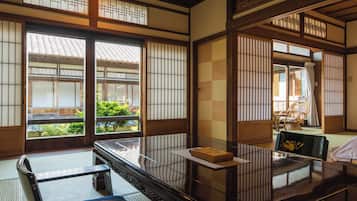 HAGI - Japanese Room with Open Air Bath, Main Bldg. | 1 bedroom, in-room safe, iron/ironing board, free WiFi