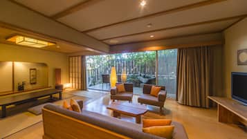 Luxury Loft, 1 Bedroom | Living area