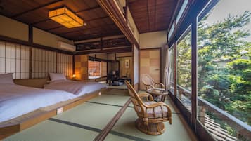HAGI - Japanese Room with Open Air Bath, Main Bldg. | 1 bedroom, in-room safe, iron/ironing board, free WiFi