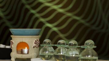 Body treatments, aromatherapy, body scrubs, facials, massages