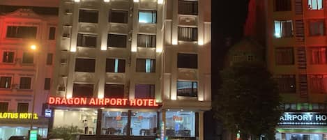 Front of property – evening/night