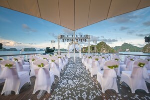 Área de bodas al aire libre