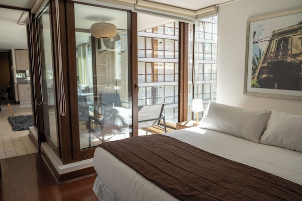 Apartamento família | 2 quartos, cofres nos quartos, ferros/tábuas de passar roupa
