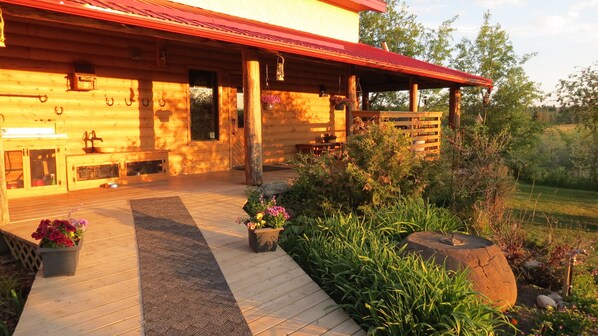 Overnatningsstedets indgangsparti