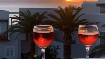 Quarto casal ou duplo clássico, vista para o mar | Vista da sacada