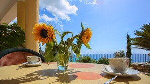 Estúdio, vista para o mar | Terraço/pátio