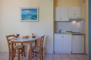 Apartment, 1 Bedroom | Private kitchen | Fridge, stovetop, coffee/tea maker, electric kettle - Garbis Villas (Kefalonia)