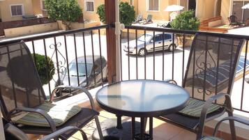 Apartment, 2 Bedrooms, Pool View | Balcony
