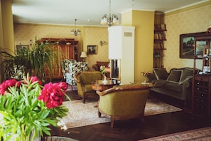 Lobby sitting area