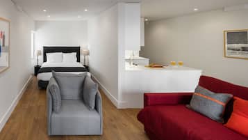 Deluxe Studio | Premium bedding, memory foam beds, in-room safe, laptop workspace