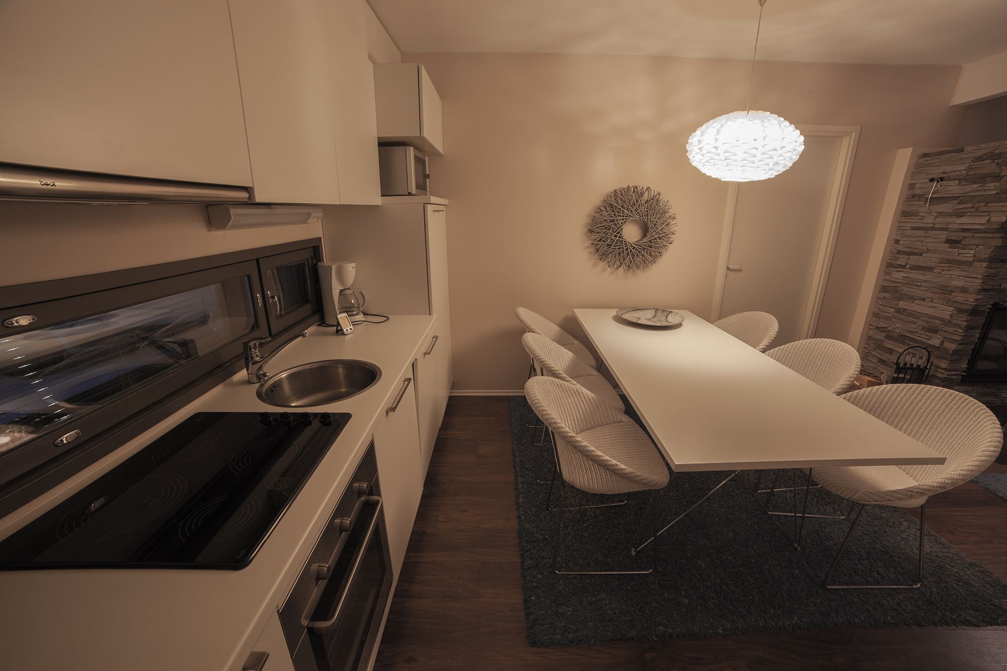 Chalet, 2 chambres, sauna | Cuisine privée