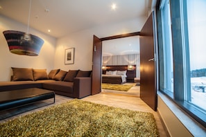 Suite, Sauna, Mountain View | Premium bedding, iron/ironing board, free cots/infant beds, free WiFi