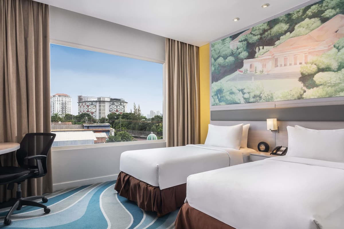 Privilege, Room, 2 Twin Beds | Minibar, in-room safe, desk, soundproofing