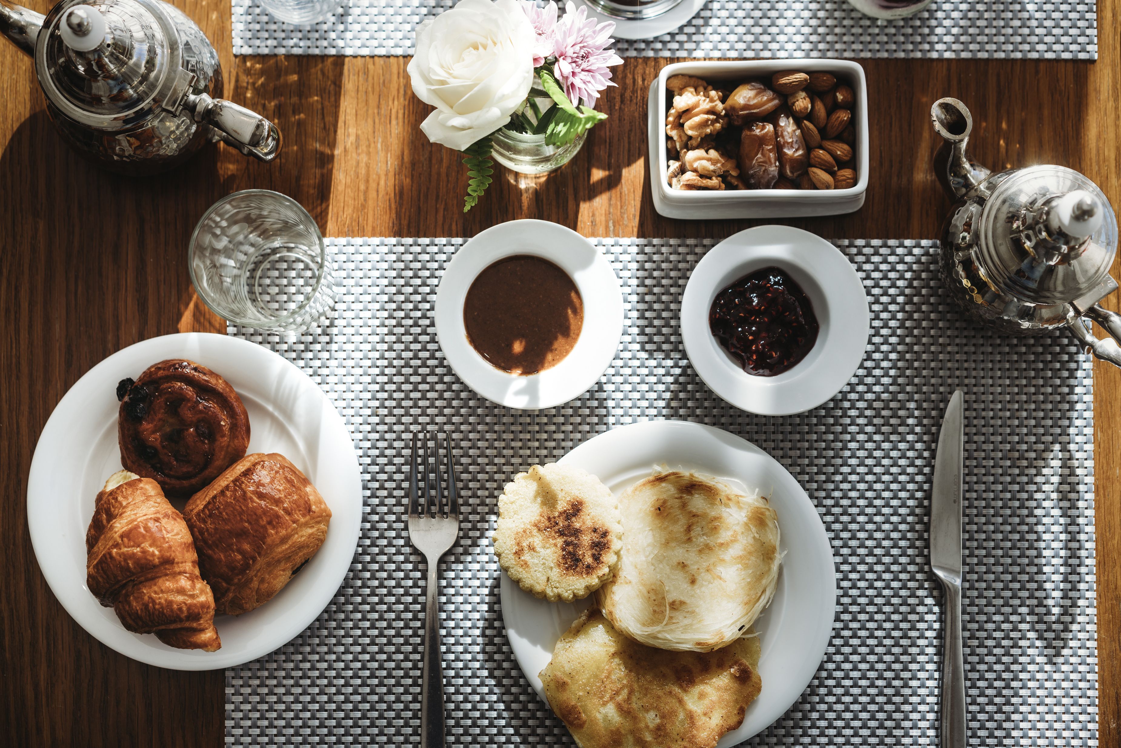 daily buffet breakfast (nzd 45 per person)