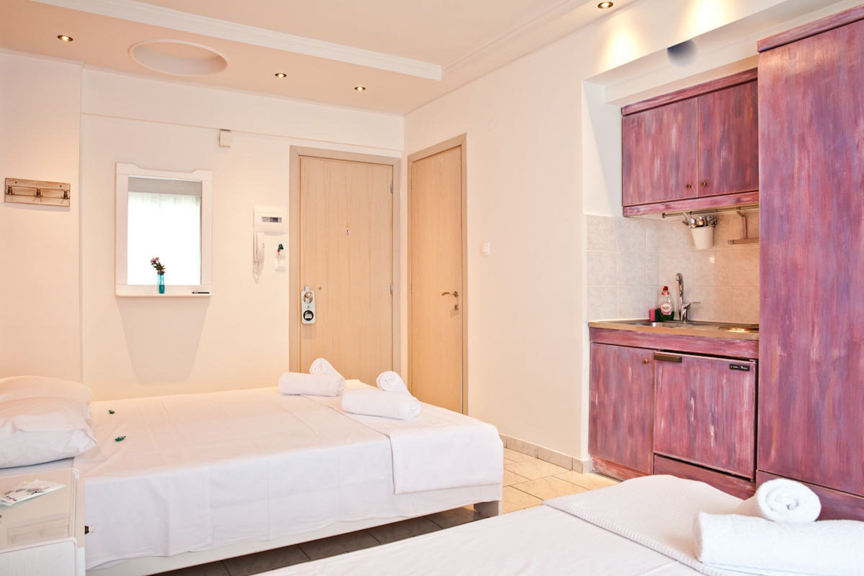 studio (3 adults) | blackout curtains, iron/ironing board, free cots/infant beds, free wifi