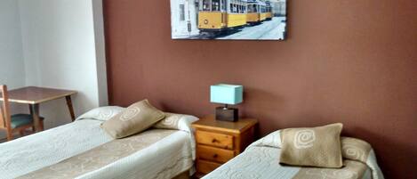 Desk, rollaway beds, free WiFi, bed sheets