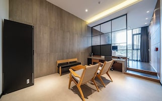 Suites Terrace Double (Over 36 month old surcharge 20000 KRW, Breakfast Included) | Living area | Flat-screen TV