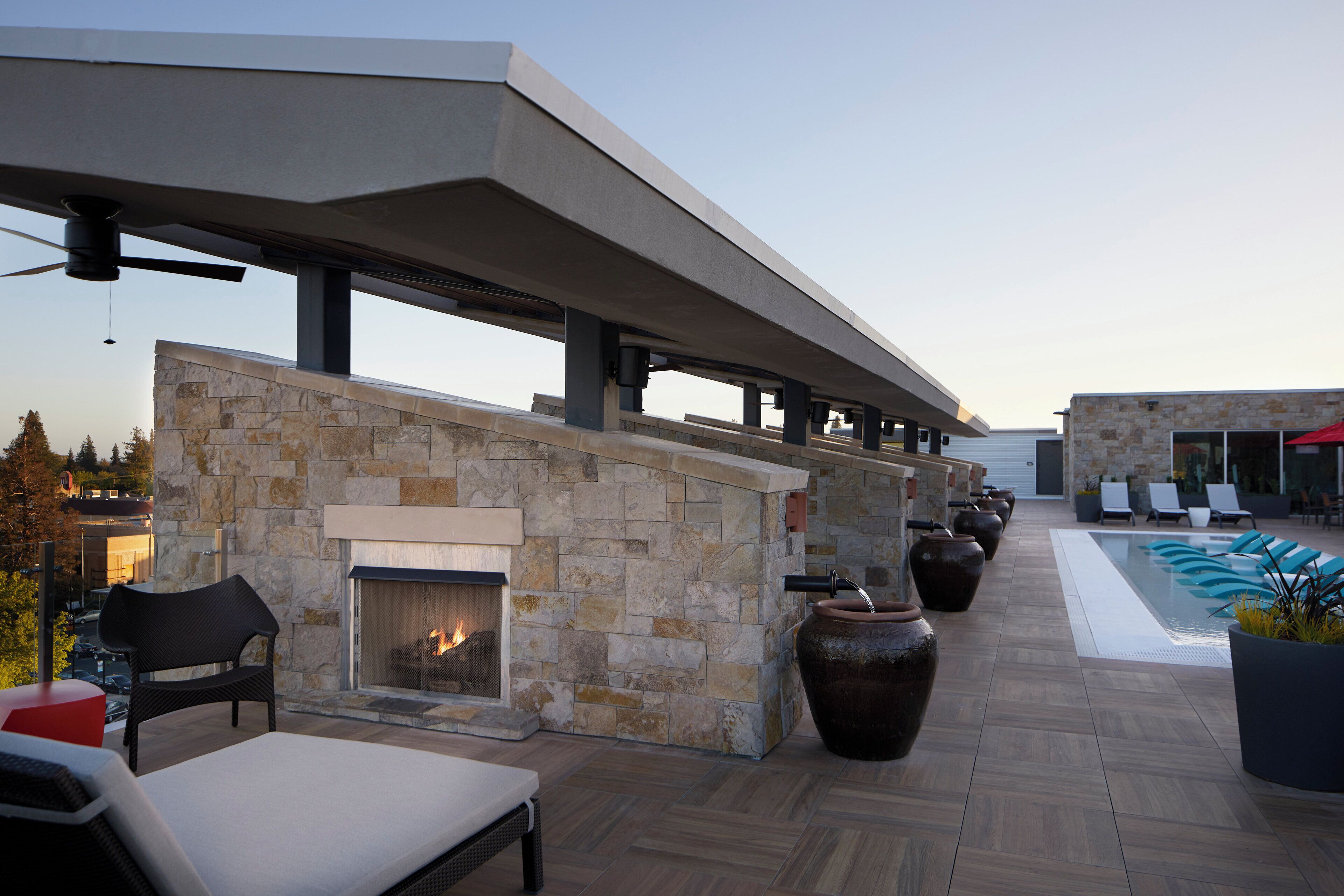 Terrasse au soleil
