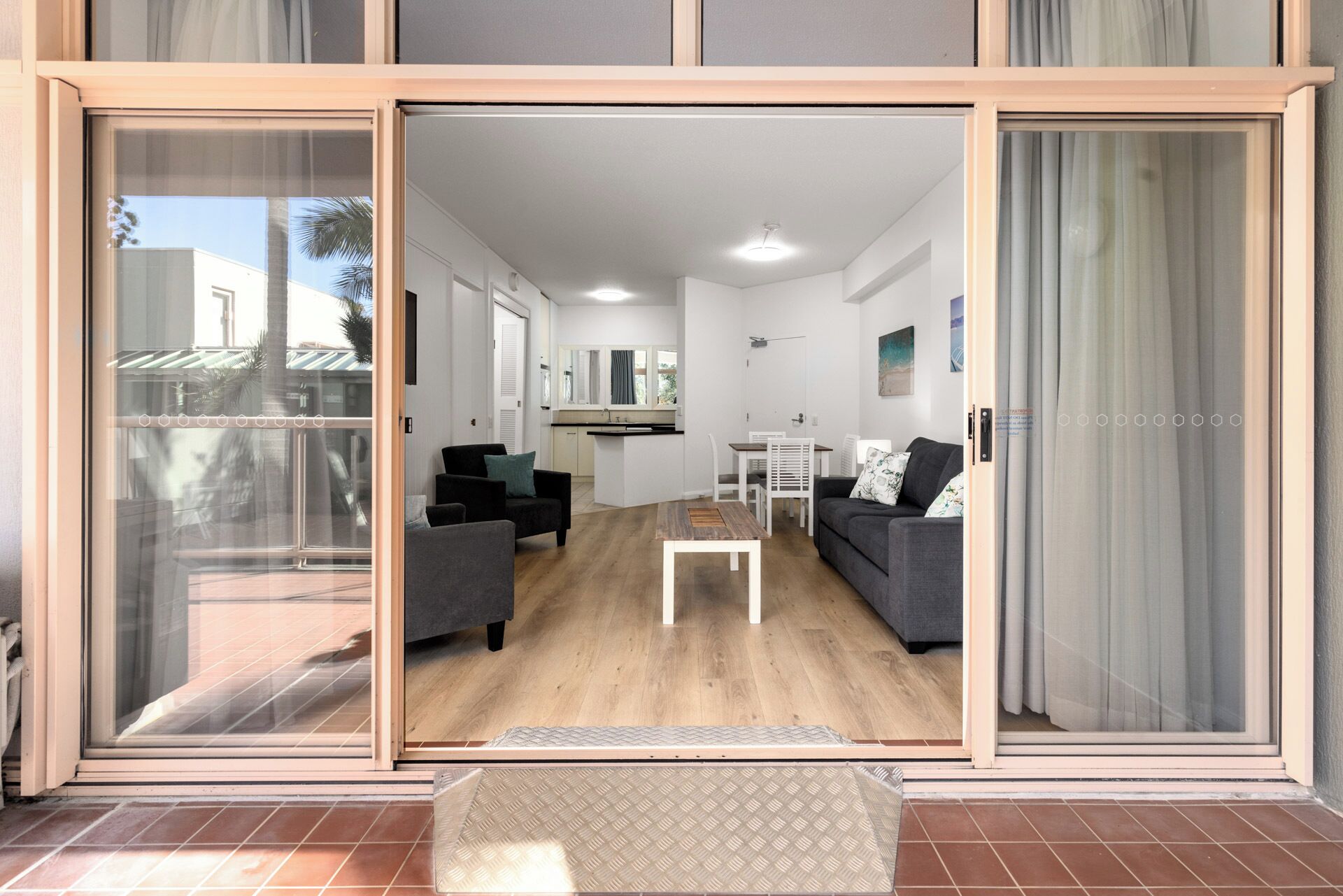 Lejlighed - 1 soveværelse (Accessible) | Terrasse/gårdhave