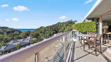 Apartamento ejecutivo, 1 habitación, vistas al mar | Terraza o patio