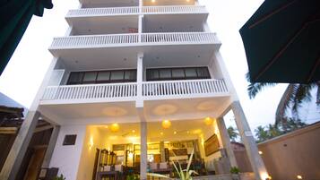 Front of property - evening/night