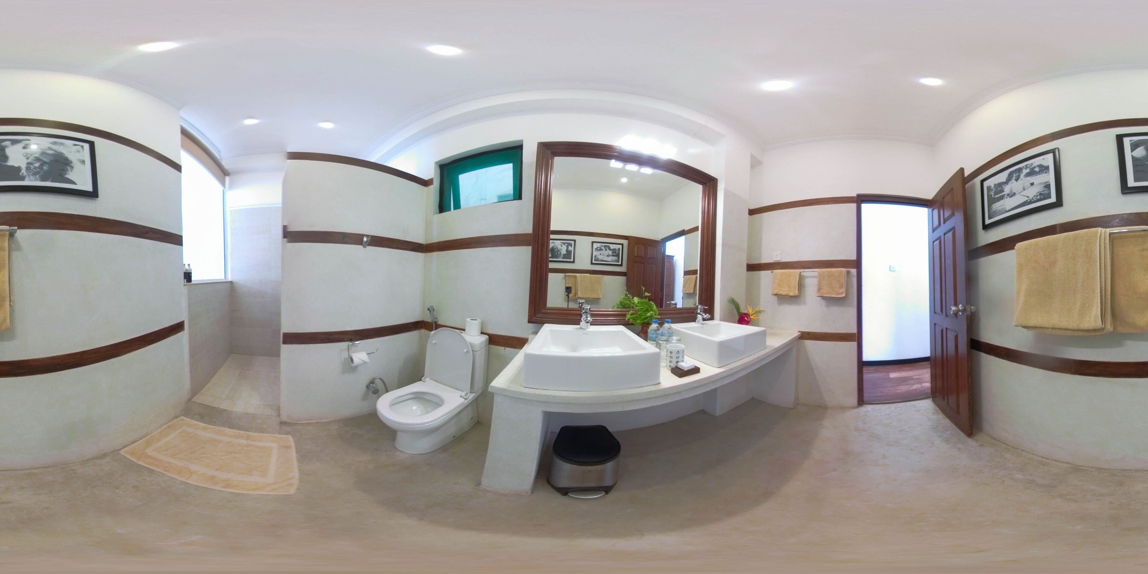 shower, rainfall showerhead, free toiletries, hair dryer