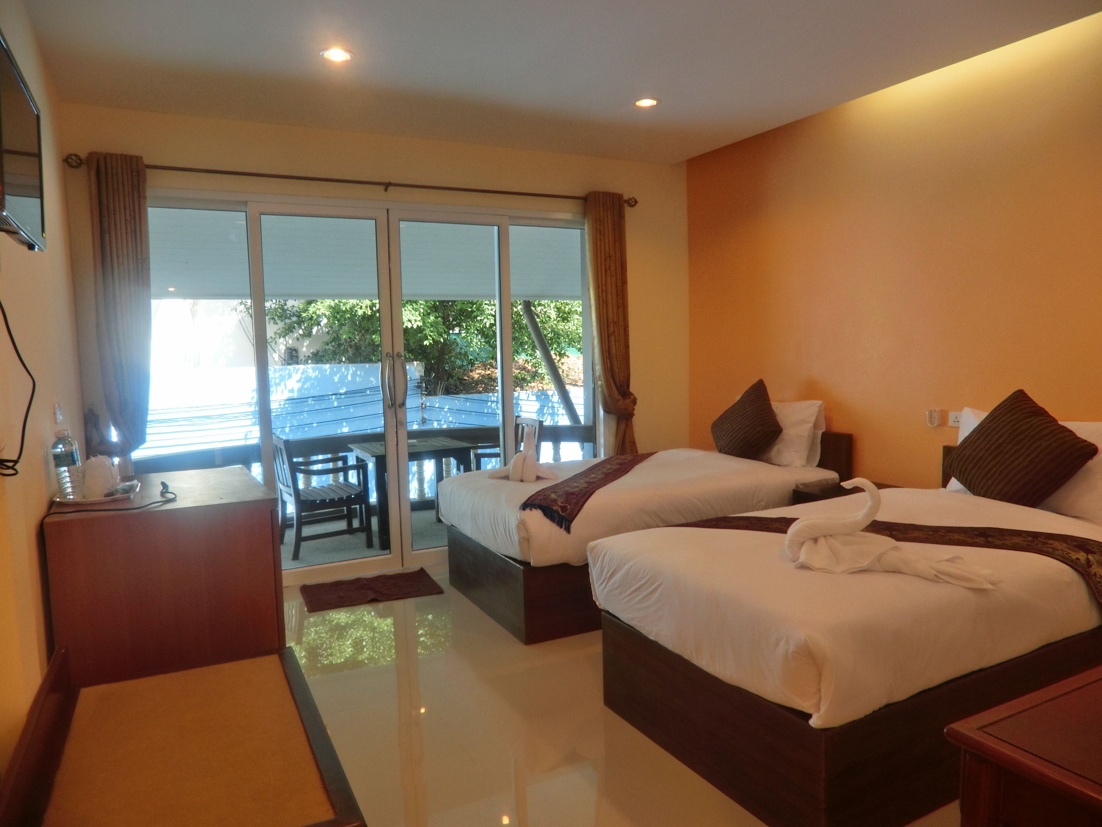 Desk, blackout drapes, free WiFi