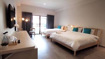 Habitación triple | Wifi gratis y ropa de cama