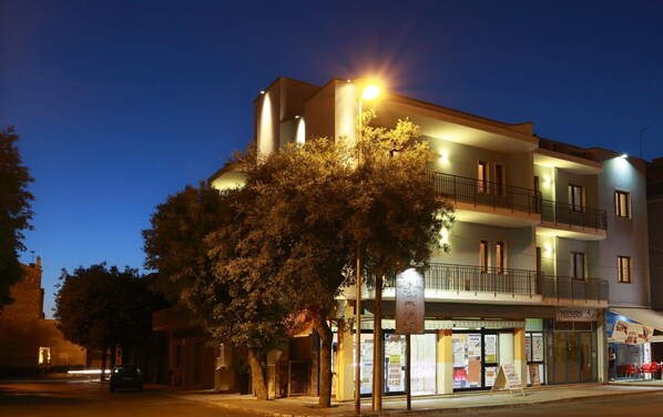 Front of property – evening/night