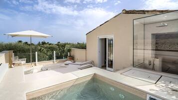 浪漫双人房或双床房 | 露台