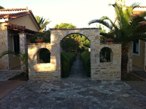 Entrada de la propiedad