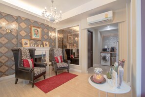 Sala de estar en el lobby