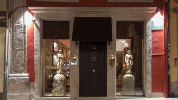 Front of property – evening/night