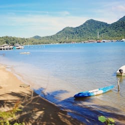 靠近海滩