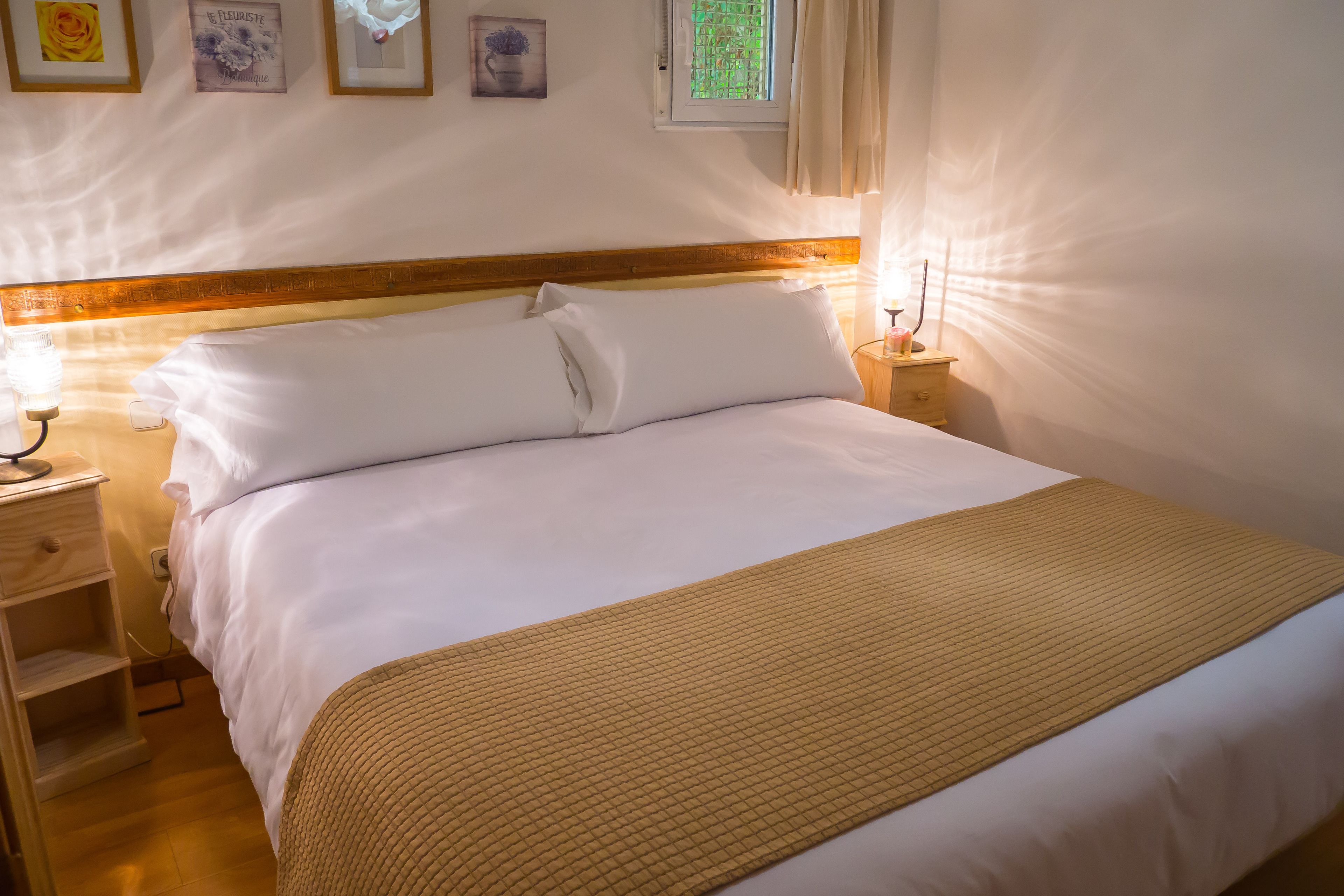 1 bedroom, down duvets, soundproofing, iron/ironing board