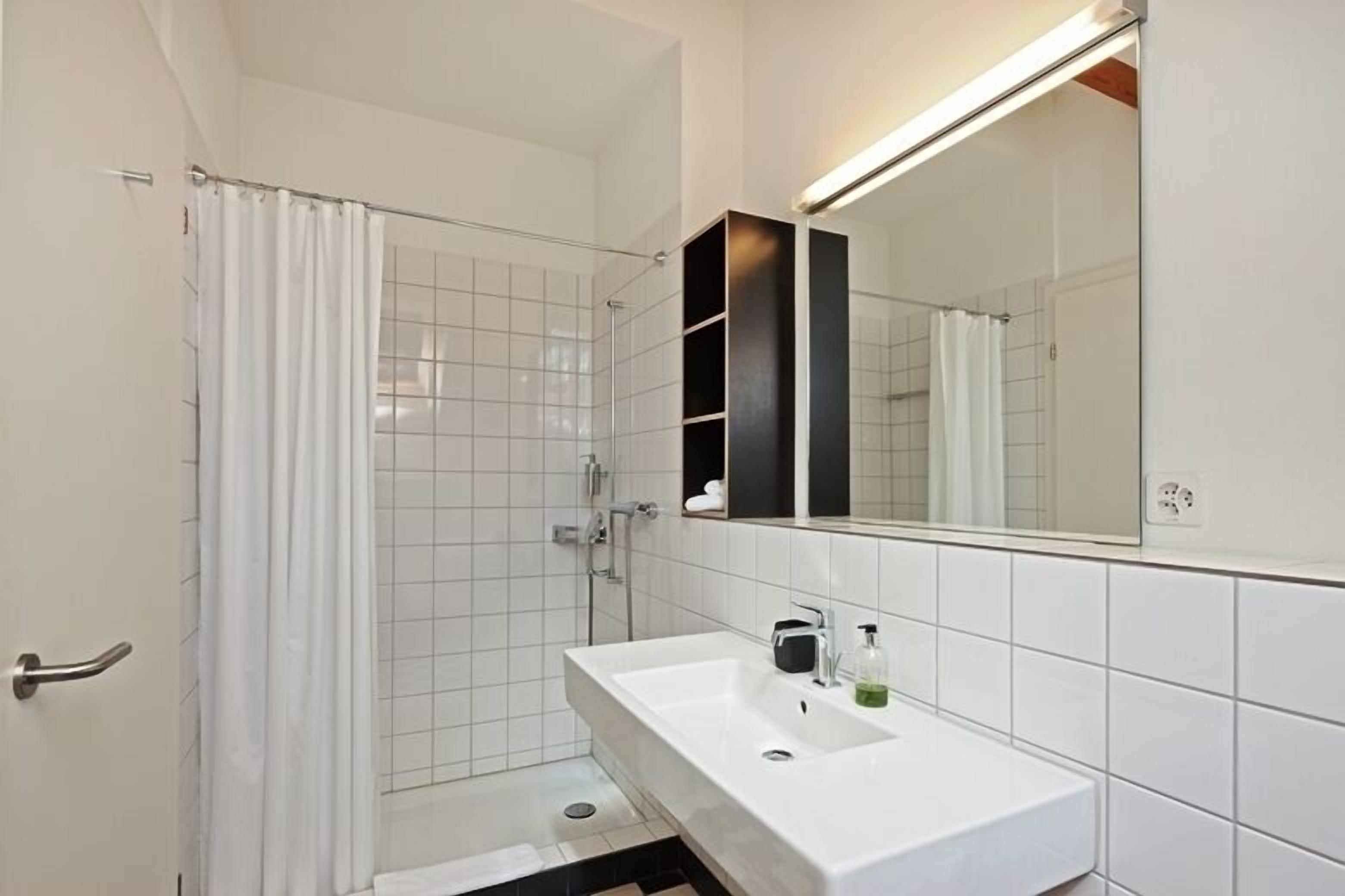 shower, free toiletries, hair dryer, bathrobes