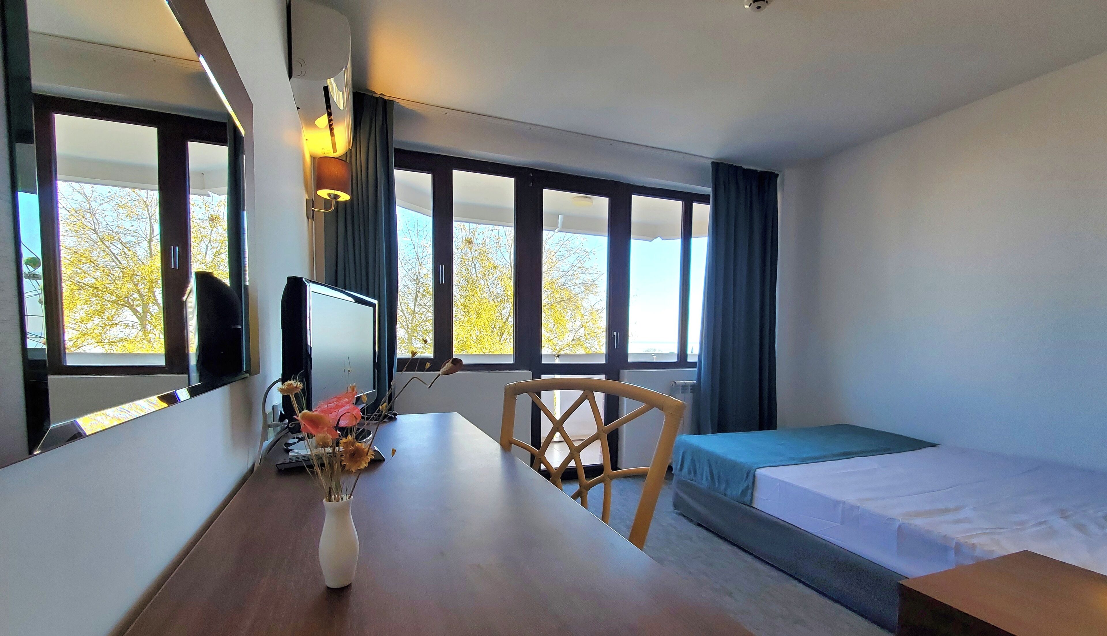 Economy Double or Twin Room, Balcony | Laptop workspace, blackout drapes, free WiFi, bed sheets