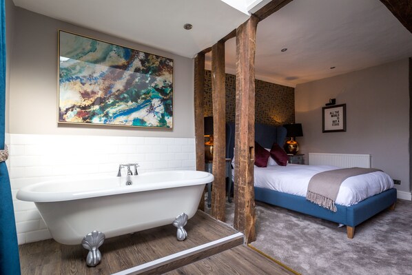 Chambre Signature, 1 très grand lit, non-fumeur, salle de bains attenante | Salle de bain